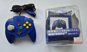 Boxed Nintendo N64 Hori Mini Blue Controller Pad N64 - Afbeelding 1 van 7