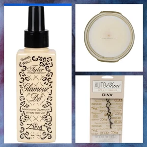 Tyler Candle - Glamour Do - Diva - 4oz / 118g / 3,4 Oz Kerze und Auto-Erfrischer - Bild 1 von 4