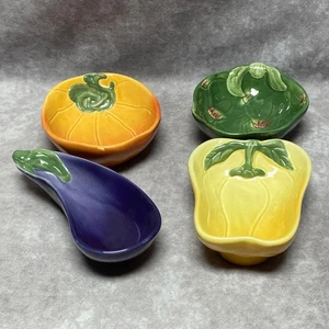 Set Of 4 Williams-Sonoma Jardin Potager Collection Ceramic Dipping Bowls - Picture 1 of 9