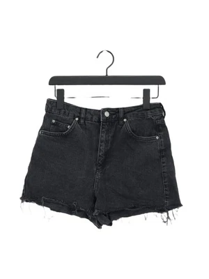 Topshop Women's Shorts UK 10 Grey 100% Cotton Cut-Off - Image 1 of 4