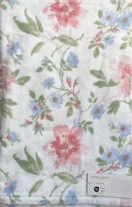 Laura Ashley EMILIE FLORAL BEACH BATH TOWEL POOL Oversized 72" Velour NEW ONE - Picture 1 of 9