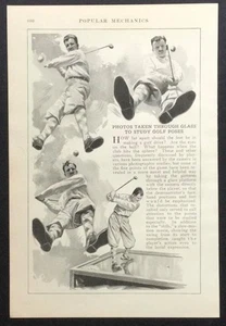 Golfschwung HowTo 1925 Bild "Fotos Studie Golfposen" William Seiter - Bild 1 von 1