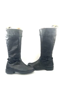 Camper Damas Cuero Negro Motociclista Cremallera Preloved Botas Reino Unido 9 - Imagen 1 de 12
