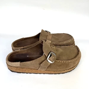 Birkenstock Fußbett Buckley Wildleder Clog Pantolette Halbschuhe Slipper Braun 40 L9 Schmal F - Bild 1 von 18