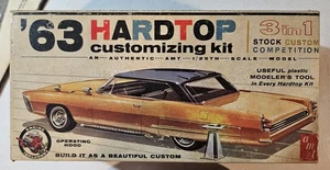 Vintage AMT 3 In 1 1963 CHRYSLER IMPERIAL Parts Kit Please Read Description - Picture 1 of 17