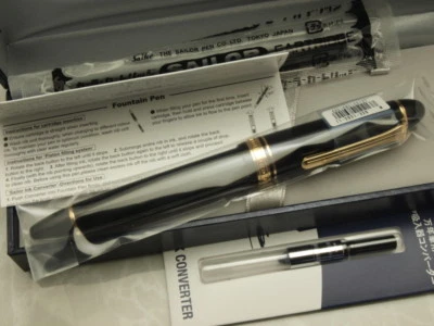 Sailor Profit 21/21K Plumín fino con convertidor 11-2021-220/Diseño antiguo Nuevo en caja Foto 1 de 4