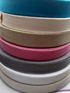 20mm Gross Grain Cotton Ribbon Tape Waistband  Twill Trim Lace Border Apron Belt - Picture 1 of 15