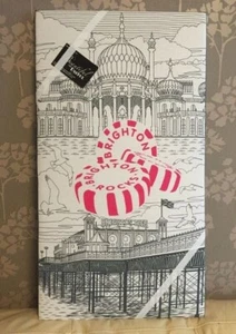 Brighton Rocks Fabric Pin Board/message, box framed - Picture 1 of 1