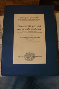 SPERANSKIJ Aleksei Dmitrievic Fondamenti per una teoria della medicina Einaudi - Picture 1 of 1
