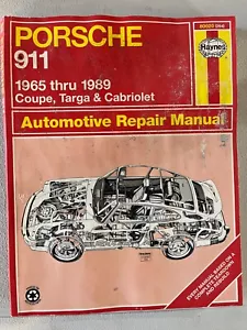 Haynes Auto Repair Manual 80020 Porsche 911 1965 thru 1989 912 coup targa good - Bild 1 von 3