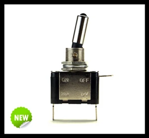 Kippschalter 12V Kfz Schalter + grüne LED 20A EIN/AUS rastend NOS Tuning Switch - Bild 1 von 1