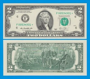 United States 2 Dollars STAR Replacement 2013 "F" Atlanta Georgia Fr#1940-F* UNC - Picture 1 of 1