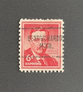 Benton Harbor, Michigan Type 704 Precancel - 6 cents Roosevelt - U.S. #1039 - MI - Picture 1 of 1