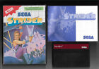 Sega Master System STRIDER w/U.S. UPC STICKER and Cartridge, Instructions & Box