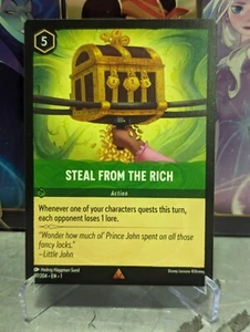 Disney Lorcana - 97/204 Steal From The Rich - Rare Non Foil - Picture 1 of 1