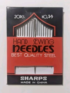 20 pcs Hand Sewing Needles Fine; Embroidery Cross Stitch Beading; Craft Supplies - Picture 1 of 7