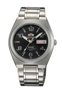 Rare Orient 3 Stars Automatic Luminous Hands SAB08002B Black Dial Made in Japan - Picture 1 of 1