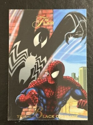 The Black Costume Flair 1994 The Black Costume Saga Marvel Comics 1984 - Image 1 of 2