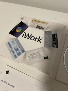 Apple iWork' 08 Office Software Suite Mac Keynote/Pages/Numbers - Picture 1 of 6