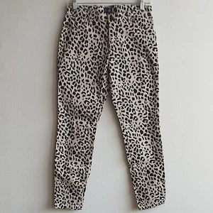 THE CHILDREN'S PLACE GIRLS LEOPARD PRINT PANTS W/ ADJUSTABLE WAIST SIZE 14 - Picture 1 of 9