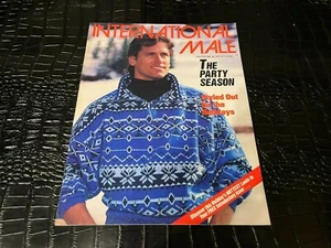 WINTER 1987 INTERNATIONAL male vintage FASHION magazine / catalog - Picture 1 of 1