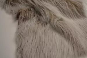 Pelo Largo Artificial Tejido - Camel Escarcha - Imagen 1 de 3