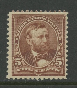 US 270, 1895 5c GRANT, COMO NUEVO, VLH, SIN REMANENTE DE BISAGRA (US3686K) - Imagen 1 de 2