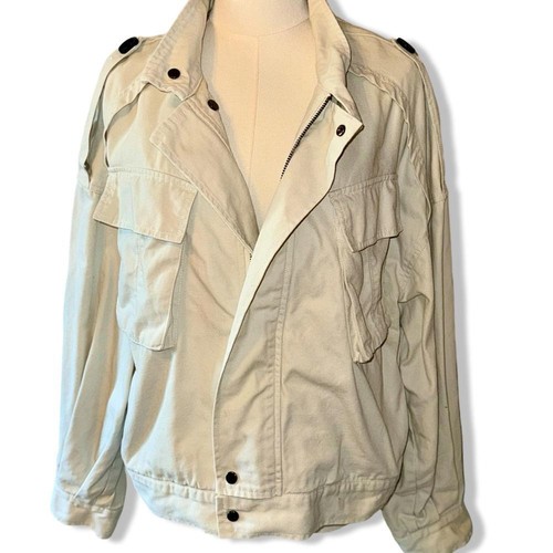 ACNE STUDIOS Giacca di cotone Ecru F