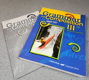 ABeka Grammar & Composition III 4th Edit Student Workbook Teacher Test/Quiz Key - Picture 1 of 3