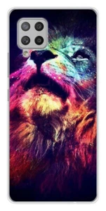 Coque en silicone imprimée compatible Samsung Galaxy A42 5G Lion swag - Picture 1 of 3