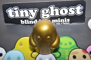 Tiny Ghost Bimtoy Figures by Reis O'Brien Blind Bag Gold Limited Edition - Picture 1 of 7