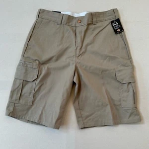 Pantalones Cortos Dickies Hombre Caqui Calce Relajado Ligeros y Fuertes Talla 34 Nuevos con Etiquetas - Imagen 1 de 14