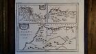 1660'S Antique Copperplate Map Africa Minor / Mauritania - Cluverius