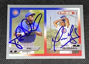 Felix Pie Angel Guzman Cubs Signed Auto 2005 Topps Total Silver Card #703 ~ COA - Picture 1 of 3