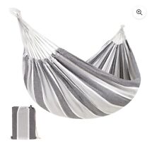 Best Choice Products 2-Person Brazilian-Style Cotton Double Hammock Bed - Steel