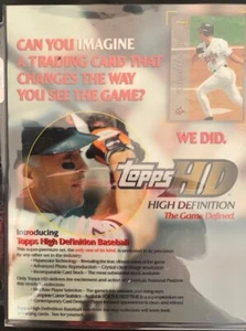 1999 Topps HD Baseball Promo Sheet Free Shipping - Picture 1 of 2