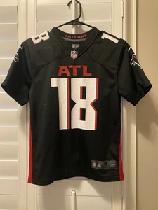 Atlanta Falcons Nike On Field NFL Calvin Ridley #18 Jersey Youth Medium M Black - Picture 1 of 4