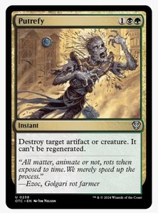 Putrefy #238 OTC Magic Card in a Protective Sleeve NM - Picture 1 of 4
