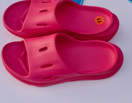 HOKA ONE ONE Sandali Hoka Ora da recupero slide scarpe comode slip on uomo taglia 11 rosa achillea