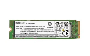 Hard drive Dell 480GB SSD NVMe PCIe 3.0x4 M.2 2280 RI 08M01 - Afbeelding 1 van 1