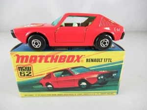 Matchbox Lesney Superfast 62 Renault 17 TL 6 label Boxed - Imagen 1 de 6