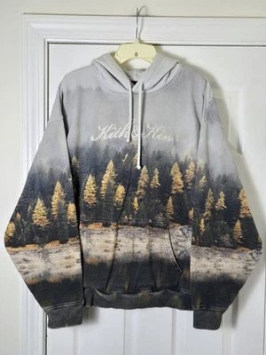 Sudadera con Capucha Kith Woodland Nelson Pacify Para Hombre Talla XL FW23 Estampado Completo Foto 1 de 4