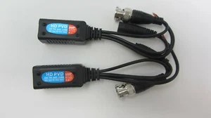 4 verdrillte Paare PVD Video Balun Power Video Daten CCTV PTZ UTP BNC auf RJ45 CAT5 - Bild 1 von 8
