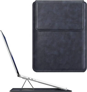 Funda para MacBook Air 13.6" M4 M3 M2 M1 Cuero Delgada Bolsa Cubierta con Soporte - Imagen 1 de 17