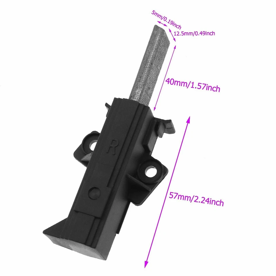 Whirlpool AWO/D5726 6KG Washing Machine High Quality Motor Carbon Brushes Pair - Image 1 of 1