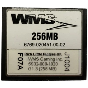 WMS Bluebird 1 Compact Flash GAME Software Rich Little Piggies-UK - Picture 1 of 1