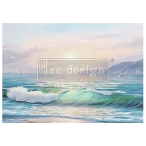 Tranquil Tides | Redesign mit Prima | A1 Faser Decoupage Papier - Bild 1 von 4