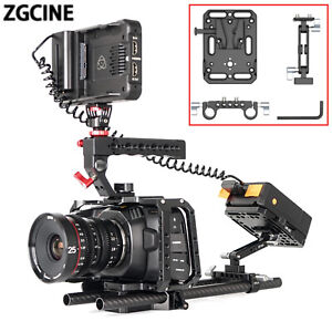 ZGCINE VR Kit V-Mount Battery Adapter Plate Accessroy 15mm Rod Clamp V-Lock Kit