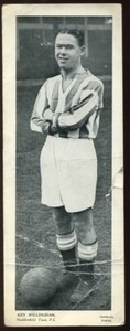 Trade Card, Topical Times, FOOTBALLERS,1935,248 x 93,Ken Willingham,Huddersfield