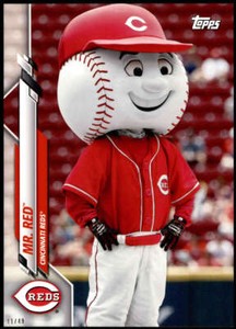 Mr. Red 2020 Topps Opening Day Mascots 5x7 #M-20 11/49 Reds